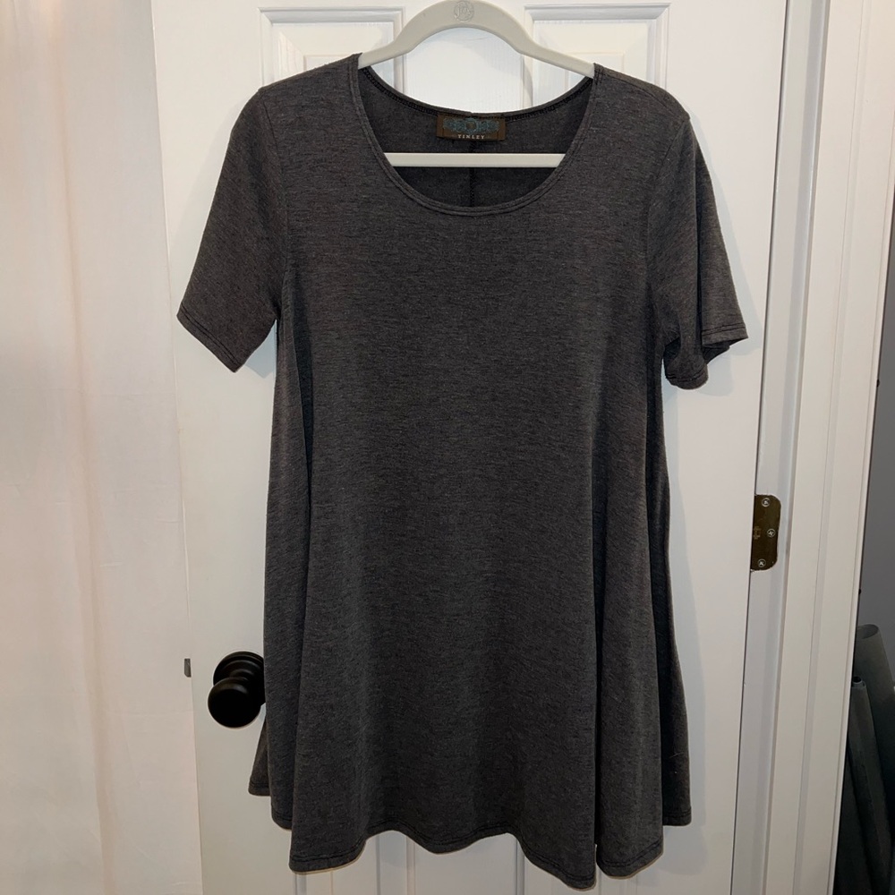 Grey Swing Mini Dress, size small